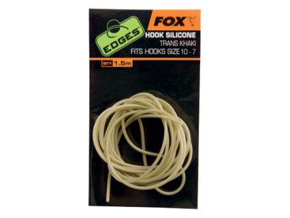 Fox International Silikonová hadička Edges Hook Silicone (Varianta Fox International Silikonová hadička Edges Hook Silicone Vel. 7-10 - trans khaki  x 1.5m)