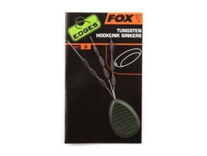 Fox International Edges Tungsten Hooklink Sinkers x 9