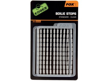 Fox International Edges Boilie Stops Standard Clear (Varianta Fox International Edges Boilie Stops Standard Clear)