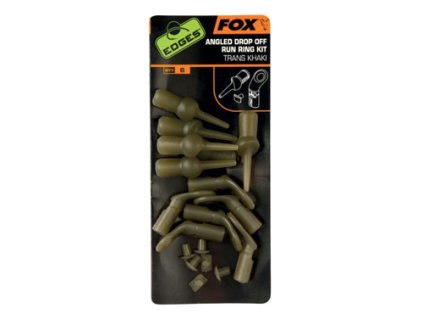Fox International Sada na chod rig Edges Angled Drop-off Run Ring Kit Trans Khaki 6ks (Varianta Fox International Sada na chod rig Edges Angled Drop-off Run Ring Kit Trans Khaki 6ks)