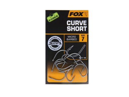 Fox International Háčky Edges Armapoint Curve Shank Short (Varianta Fox International Háčky Edges Armapoint Curve Shank Short vel. 2)