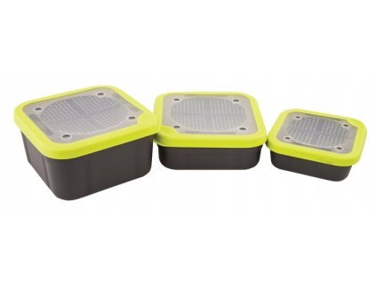 Fox Matrix Krabička Matrix Grey/Lime Bait Boxes