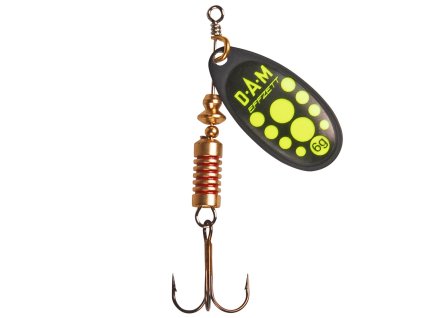 Effzett Rotační třpytka STANDARD SPINNER BLACK YELLOW (Varianta Effzett Rotační třpytka STANDARD SPINNER BLACK YELLOW 3 g)