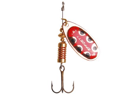 Effzett Rotační třpytka STANDARD SPINNER COPPER BLACK DOT (Varianta Effzett Rotační třpytka STANDARD SPINNER COPPER BLACK DOT / 3G)