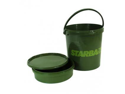STARBAITS Kbelík kulatý Bucket 21L (kbelík+vanička+víko)