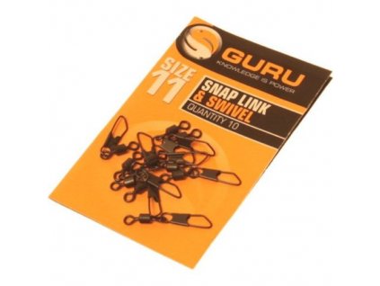 Guru Snap Link Swivel - Sada obratlíků s karabinkou (Varianta Guru Snap Link Swivel - Sada obratlíků s karabinkou)