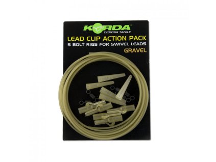 Korda Sada závěsek na olovo - Lead Clip Action Pack Silt 5 ks (Varianta Korda Sada závěsek na olovo - Lead Clip Action Pack Silt 5 ks)