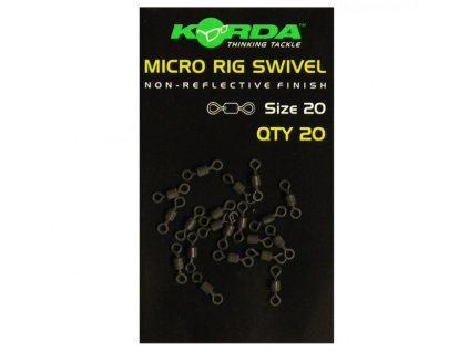 Korda Mikro obratlík - Micro Rig Swivel vel. 20 (Varianta Korda Mikro obratlík - Micro Rig Swivel vel. 20)