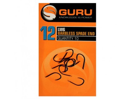 Guru Hačky LWG Barbless Spade End (Varianta Guru Hačky LWG Barbless Spade End - 10ks vel.20)