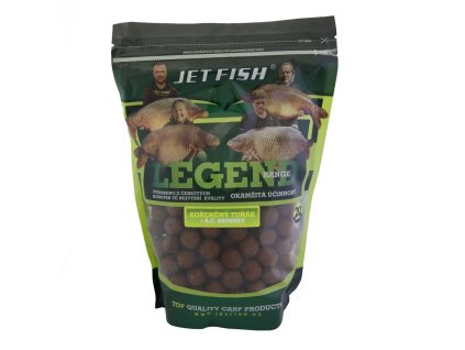 Jet Fish Boilie Legend Range Kořeněný tuňák - Broskev (Varianta Jet Fish Boilie Legend Range 1kg 20mm Kořeněný tuňák - Broskev)