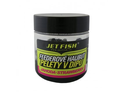 Jet Fish Feederové halibut pelety v dipu
