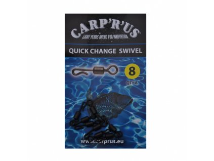 Carp ´R´ Us Quick Change Swivel (Varianta Carp ´R´ Us Quick Change Swivel - size 8, 8pcs)