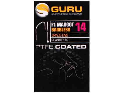 Guru Háčky barbless F1 Maggot (Varianta Guru Háčky barbless F1 Maggot - Vel.22)