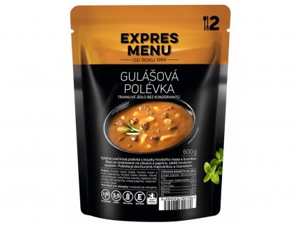 Expres Menu Gulášová polévka - bezlepkové jídlo (Varianta Expres Menu Gulášová polévka - bezlepkové jídlo)
