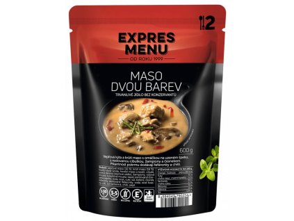 Expres Menu Čertův kotlík / Maso dvou barev - bezlepkové jídlo (Varianta Expres Menu Čertův kotlík / Maso dvou barev - bezlepkové jídlo)