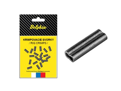 DELPHIN Krimpovací svorky pro návazce (Varianta DELPHIN Krimpovací svorky pro návazce - 0,8x1,7x8mm 20ks)