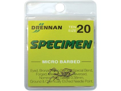 Drennan Háčky Specimen (Varianta Drennan Háčky Specimen vel. 18)
