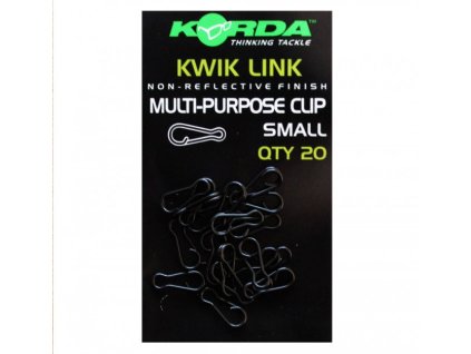 Korda Multifunkční klipy Kwick Link 20ks (Varianta Korda Multifunkční klipy Kwick Link 20ks - černé)