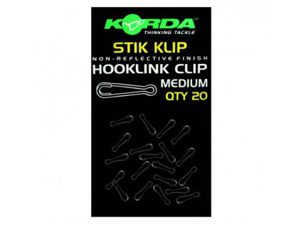 Korda Rychlovýměnná karabinka Stik Klip (Varianta Korda Rychlovýměnná karabinka Stik Klip Medium 20ks)