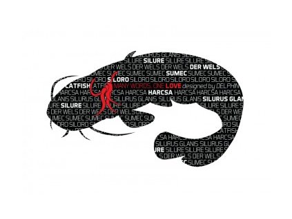 DELPHIN Nálepka Sumec série Words (Varianta DELPHIN Nálepka Sumec série Words)