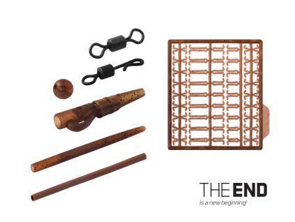 DELPHIN Set kaprařských montáží THE END (Varianta DELPHIN Set kaprařských montáží THE END / 10 montáží - G-ROUND)