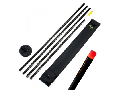 Holdcarp Tyčová šroubovací bójka s automatickým světlem 6m (Varianta Holdcarp Tyčová šroubovací bójka s automatickým světlem 6m - Červená)