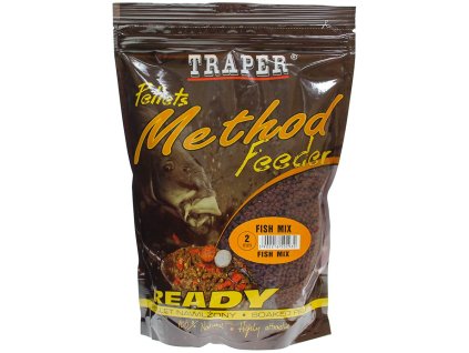 Traper Method Feeder pellet 2 mm 500g (Varianta Traper Method Feeder pellet 2 mm 500 g Fish mix)