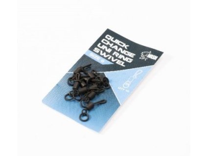 Nash Rychlovýměný obratlík Quick Change Uni Ring Swivel 10ks (Varianta Nash Rychlovýměný obratlík Quick Change Uni Ring Swivel 10ks)