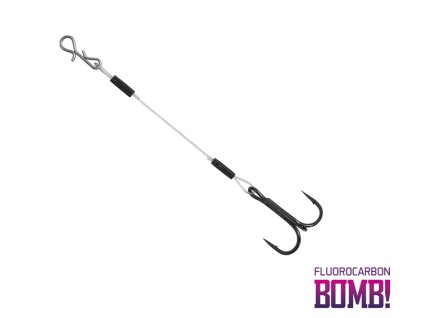 DELPHIN BOMB! Twisto RIGS Fluorocarbon / 3ks (Varianta DELPHIN BOMB! Twisto RIGS Fluorocarbon / 3ks - #6/ 10cm)