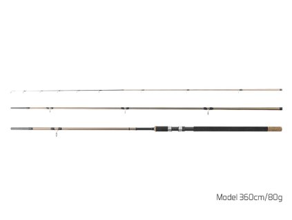 DELPHIN Špička CARBON GLASS pro LEGIA feeder II (Varianta DELPHIN Rybářský prut LEGIA Feeder II + 3 špičky - 360cm/80g)