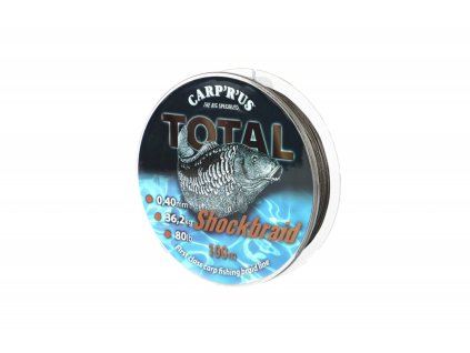 Carp ´R´ Us Šňůra Total Shock Braid 100m (Varianta Carp ´R´ Us Šňůra Total Shock Braid 0,41mm 100m 22,7kg)