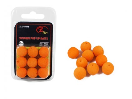 Zfish Pěnová Nástraha Foam Pop up Baits (Varianta Zfish Pěnová Nástraha Foam Pop up Baits Orange 15mm)