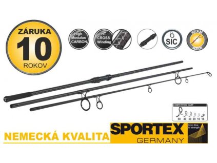 Sportex Rybářský prut Competition Carp CS-4 365cm 3,25lb 3-díl