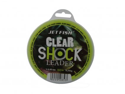 Jet Fish Šokový vlasec Clear Shock Leader 0,60mm 100m