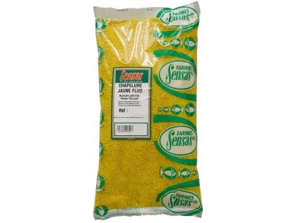 Sensas Chapelure Fluo Jaune (žlutá anglická vločka) 700g