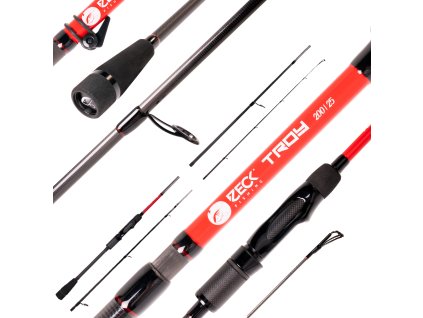 Zeck Cestovní prut – ZECK Troy (Varianta Zeck Cestovní prut – ZECK Troy 200cm |25g)