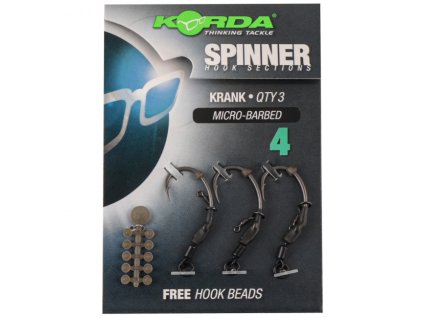 Korda Hotové návazce Spinner Hook Sections Krank (Varianta Korda Hotové návazce Spinner Hook Sections Krank vel. 4)