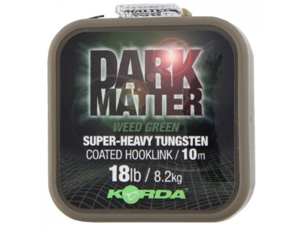 Korda Ztužená šňůrka Dark Matter Tungsten Coated Braid 10m (Varianta Korda Ztužená šňůrka Dark Matter Tungsten Coated Braid Green 25lb 10m)