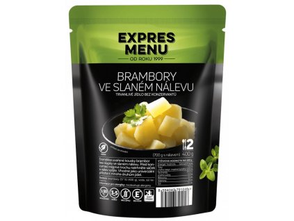 Expres Menu Příloha - Brambory ve slaném nálevu - bezlepkové jídlo (Varianta Expres Menu Příloha - Brambory ve slaném nálevu - bezlepkové jídlo)