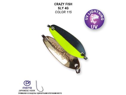 Crazy Fish Plandavka SLY (Varianta Crazy Fish Plandavka SLY-4g. Barva 115)