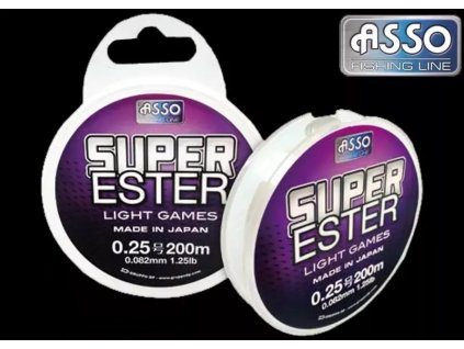 Asso Vlasec Trout Area Super Ester 200 m (Varianta Asso Vlasec Trout Area Super Ester 0.090 mm 1.5 lb 200 m)