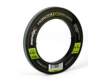 Fox Matrix Šokový vlasec Horizon X Tapered Shock Leader 8lb/12lb 12m