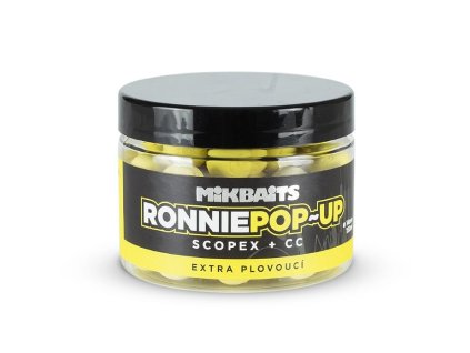 Mikbaits Ronnie pop-up 150ml (Varianta Mikbaits Ronnie pop-up 150ml - Scopex + CC 14mm)