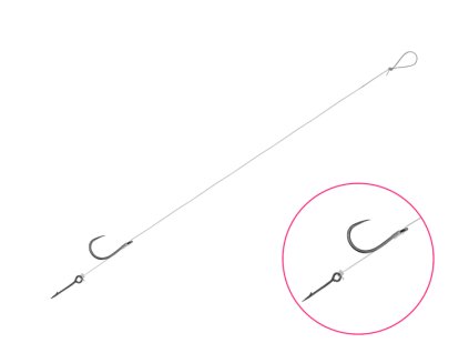 Delphin Feederový návazec FLR Sting (Varianta Delphin Feederový návazec FLR Sting - 8cm #6 SM - bez protihrotu)