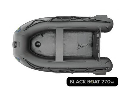 Carp Spirit Nafukovací člun Black Boat 270 WI Air deck