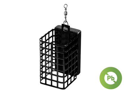 Delphin Krmítko bez olova ECO 26x26x44mm (Varianta Delphin Krmítko bez olova ECO 26x26x44mm - 20g)