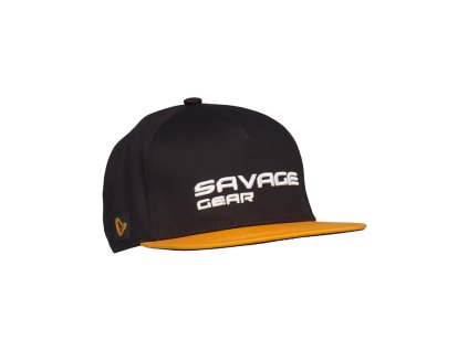 Savage Gear Kšiltovka FLAT PEAK 3D LOGO CAP ONE SIZE BLACK INK (Varianta Savage Gear Kšiltovka FLAT PEAK 3D LOGO CAP ONE SIZE BLACK INK)