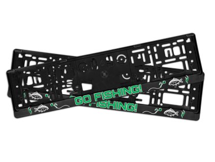 Delphin 3D držák SPZ GoFishing! 2ks (Varianta Delphin 3D držák SPZ GoFishing! 2ks)