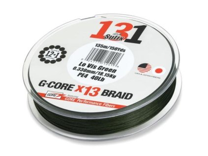 Sufix Šňůra 131  G-Core Braid 150m (Varianta Sufix Šňůra 131  G-Core Braid 150m 0,104mm 5,4kg tmavě zelená)