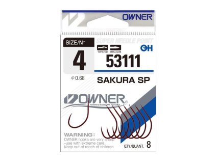 Owner Rybářské háčky Sakura SP (Varianta Owner Rybářské háčky Sakura SP vel.3)